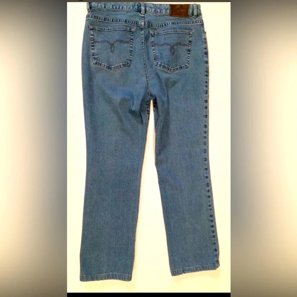 LRL Lauren Jeans Co Ralph Lauren High Waisted Mom Women’s Denim Pants Size 8p